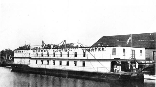Barge before pup cabins